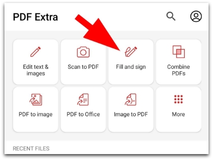 fill and sign pdf in android