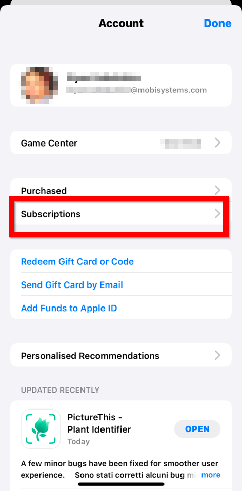 Cancel or turn off recurring billing for an Apple App Store subscription 1