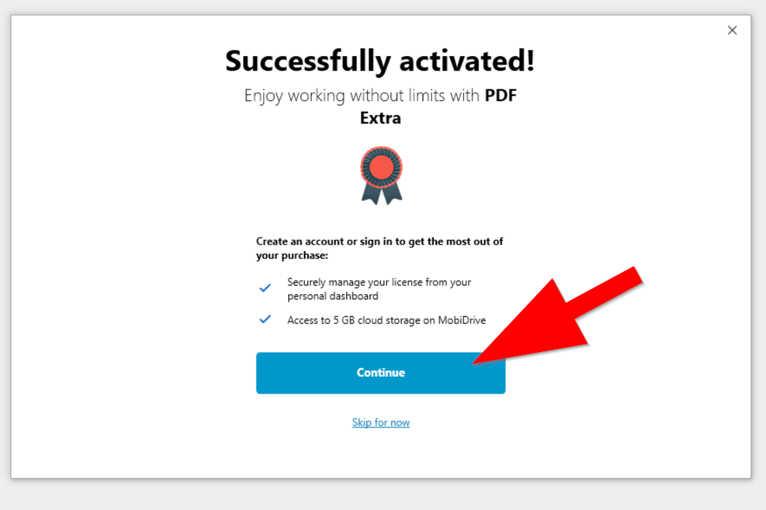 activate PDF Extra with a key Windows 4